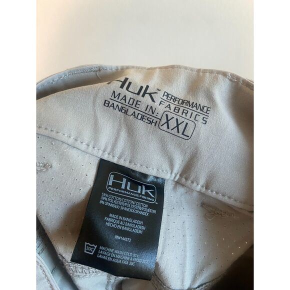HUK Men's Next Level Quick-Drying Performance Fishing Shorts NWT XXL - Picture 7 of 7